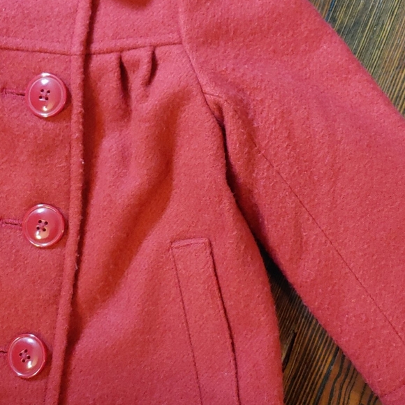 ***SOLD *** Circo Girls Double Breasted Red Coat - Picture 3 of 10